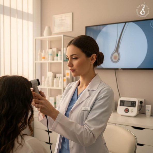 План обследования при выпадении волос: трихолог, дерматолог, УЗИ